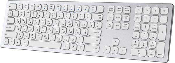 Фото - Клавиатура беспроводная OfficePro SK1550 Wireless White (SK1550W)