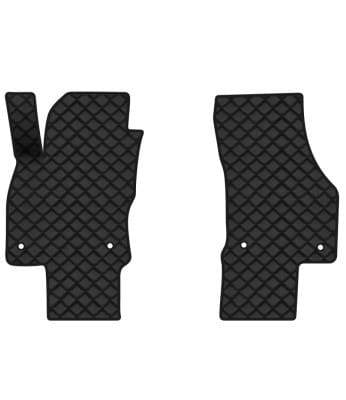 Коврики из экокожи в салон авто передние EVAtech для Octavia A8 Skoda 2020 4 поколение Liftback EU (SK1641AV2AV4BBB)