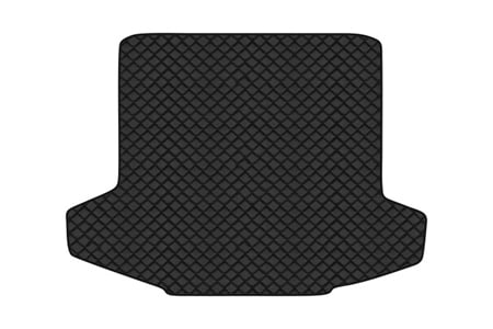 Килимок з екошкіри в багажник авто EVAtech для Rapid Skoda 2012 1 покоління Liftback EU (SK3219BO1BBB)