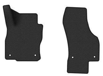 Фото - Коврики из экокожи в салон авто передние EVAtech для Superb (B8) Skoda 2015-2024 3 поколение Liftback EU (SK3279ARH2AV4BBB)