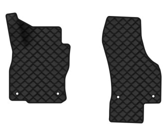 Фото - Коврики из экокожи в салон авто передние EVAtech для Superb (B8) Skoda 2015-2024 3 поколение Liftback EU (SK3279ARH2AV4BBB)