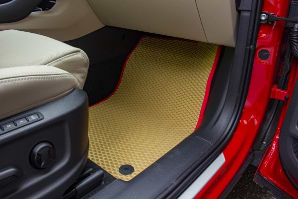 Фото - Коврики из экокожи в салон авто передние EVAtech для Kodiaq (5 seats) Skoda 2016-2021 1 поколение SUV EU (SK32942AN2AV4BBLB)