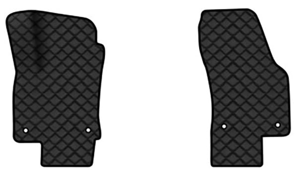 Коврики из экокожи в салон авто передние EVAtech для Kodiaq (5 seats) Skoda 2016-2021 1 поколение SUV EU (SK32942AJ2AV4BBLB)