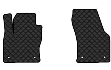 Фото - Коврики из экокожи в салон авто передние EVAtech для Kodiaq (5 seats) Skoda 2016-2021 1 поколение SUV EU (SK32942AR2AV4BBLB)