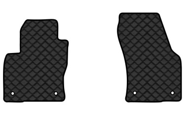 Коврики из экокожи в салон авто передние EVAtech для Kodiaq (5 seats) Skoda 2016-2021 1 поколение SUV EU (SK32942AS2AV4BBLB)