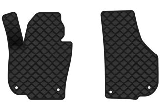 Коврики из экокожи в салон авто передние EVAtech для Superb (B6) Skoda 2008-2015 2 поколение Sedan EU (SK34430AV2TL4BBB)