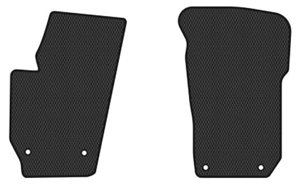 Фото - Коврики из экокожи в салон авто передние EVAtech для Fabia (5J) Skoda 2007-2014 2 поколение Htb EU (SK3500AB2AV4BBB)