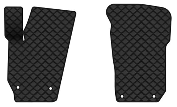 Коврики из экокожи в салон авто передние EVAtech для Fabia (5J) Skoda 2007-2014 2 поколение Htb EU (SK3500A2AV4BBB)