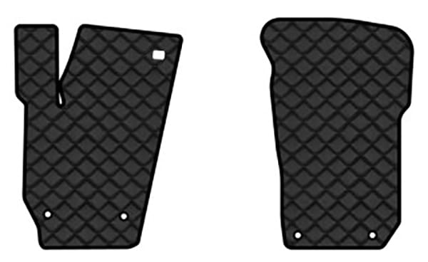 Коврики из экокожи в салон авто передние EVAtech для Fabia (5J) Skoda 2007-2014 2 поколение Htb EU (SK3500AF2AV4BBB)