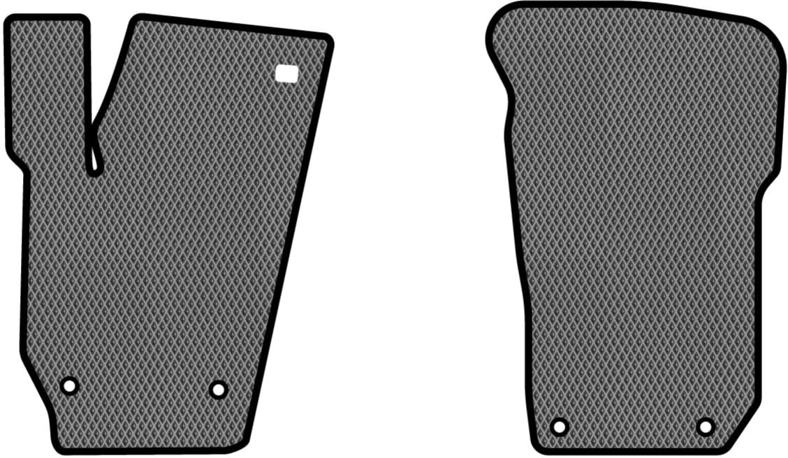 EVA коврики в салон авто передние EVAtech для Fabia (5J) Skoda 2007-2014 2 поколение Htb EU SK3500AF2AV4RGB