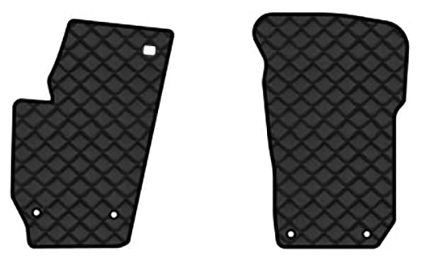 Коврики из экокожи в салон авто передние EVAtech для Fabia (5J) Skoda 2007-2014 2 поколение Htb EU (SK3500AI2AV4BBB)