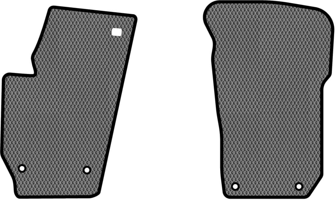 EVA килимки в салон авто передні EVAtech для Fabia (5J) Skoda 2007-2014 2 покоління Htb EU SK3500AI2AV4RGB