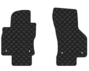 Коврики из экокожи в салон авто передние EVAtech для Octavia A7 AT Skoda 2013-2020 3 поколение Combi EU (SK3637AG2AV4BBB)