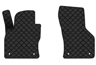 Коврики из экокожи в салон авто передние EVAtech для Octavia A7 AT Skoda 2013-2020 3 поколение Combi EU (SK3637AR2AV4BBB)