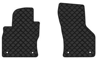 Коврики из экокожи в салон авто передние EVAtech для Octavia A7 AT Skoda 2013-2020 3 поколение Combi EU (SK3637AS2AV4BBB)