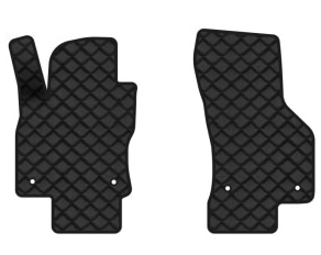 Коврики из экокожи в салон авто передние EVAtech для Octavia A7 AT Skoda 2013-2020 3 поколение Combi EU (SK3637AV2AV4BBB)