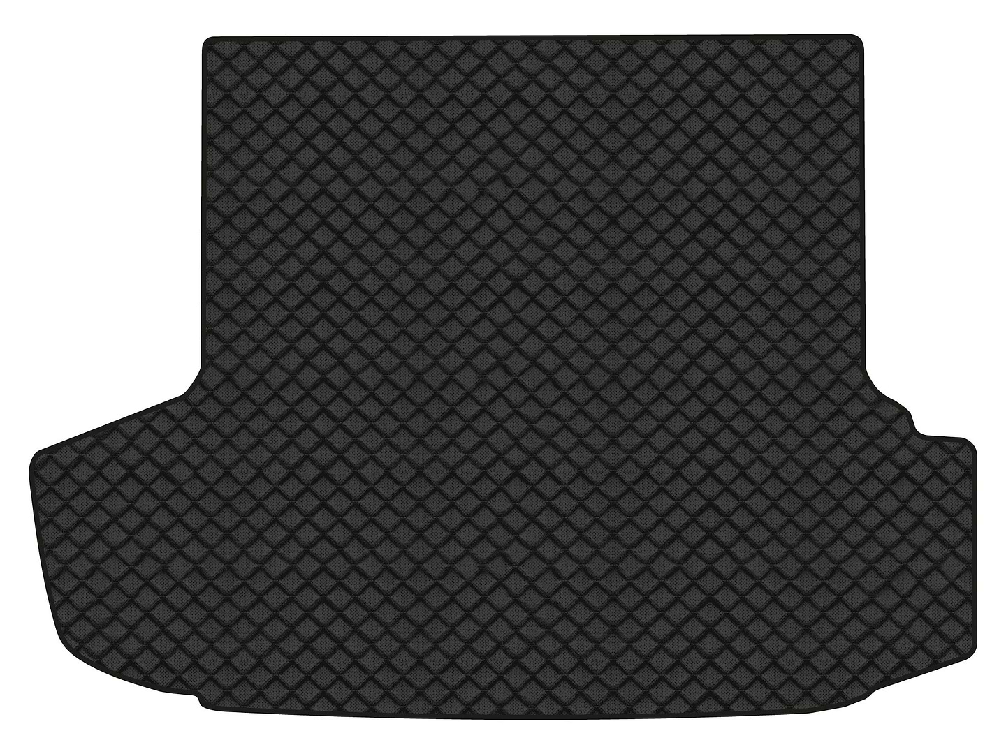 Коврик из экокожи в багажник авто EVAtech ECO для Octavia A7 AT Skoda 2013-2020 3 поколение Combi EU (SK3637B1BBB)