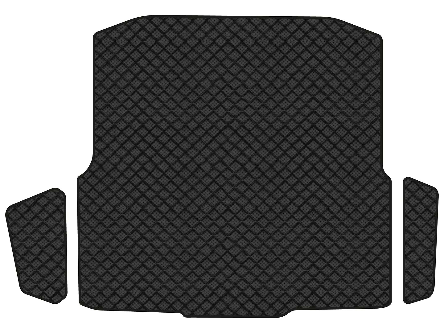 Коврик из экокожи в багажник авто EVAtech ECO для Octavia A7 AT Skoda 2013-2020 3 поколение Combi EU (SK3637BG3BBB)