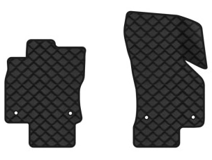 Коврики из экокожи в салон авто передние EVAtech для Octavia A7 MT Skoda 2013-2020 3 поколение Combi EU (SK3638AB2AV4BBB)