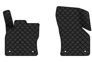 Коврики из экокожи в салон авто передние EVAtech для Octavia A7 MT Skoda 2013-2020 3 поколение Combi EU (SK3638AM2AV4BBB)