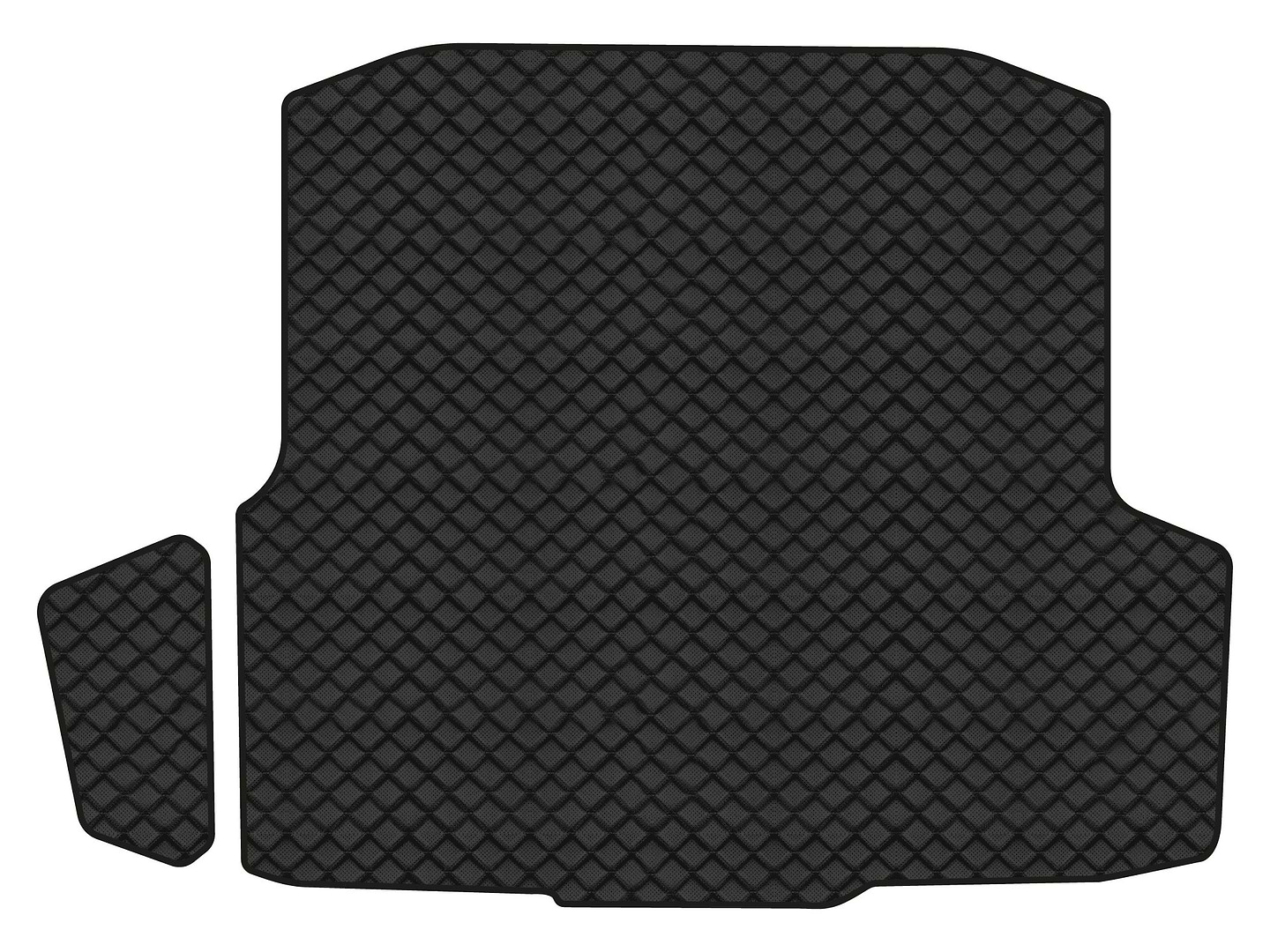 Килимок з екошкіри в багажник авто EVAtech ECO для Octavia A7 MT Skoda 2013-2020 3 поколение Combi EU (SK3638BE2BBB)