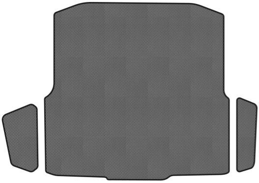 EVA килимок в багажник авто EVAtech для Octavia A7 MT Skoda 2013-2020 3 покоління Combi EU SK3638BG3RGB