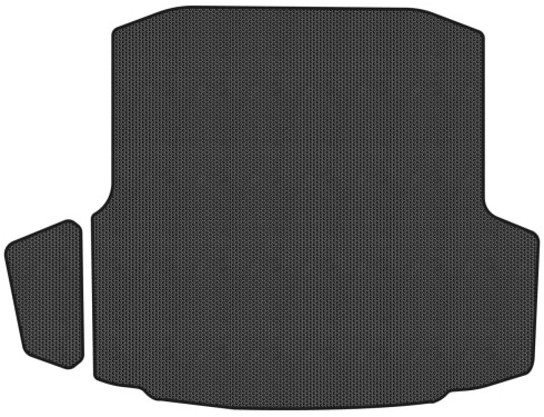EVA килимок в багажник авто EVAtech для Octavia A7 AT Skoda 2013-2020 3 покоління Liftback EU SK3639BE2SBB