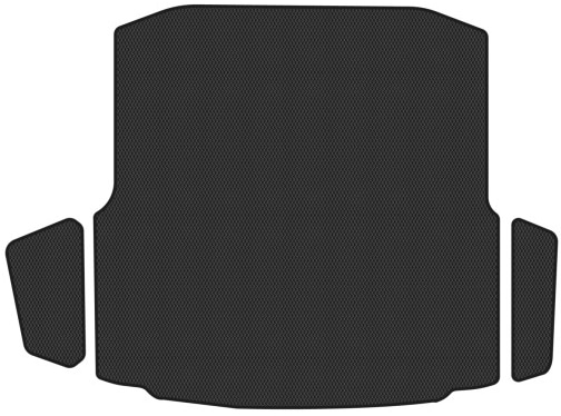 EVA коврик в багажник авто EVAtech для Octavia A7 AT Skoda 2013-2020 3 поколение Liftback EU SK3639BG3RBB