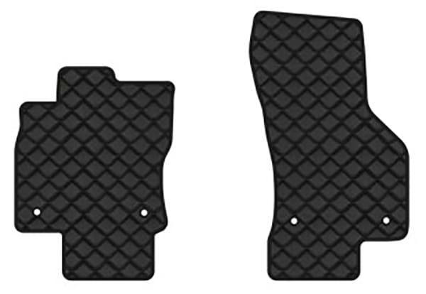 Коврики из экокожи в салон авто передние EVAtech для Octavia A7 MT Skoda 2013-2020 3 поколение Liftback EU (SK3640AG2AV4BBB)