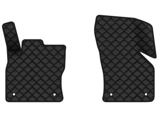 Коврики из экокожи в салон авто передние EVAtech для Octavia A7 MT Skoda 2013-2020 3 поколение Liftback EU (SK3640AM2AV4BBB)