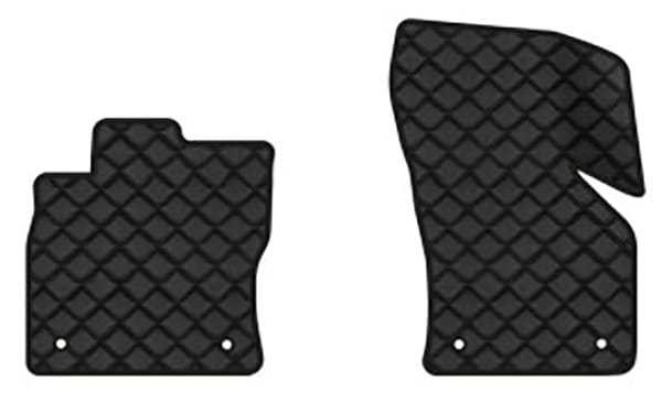 Коврики из экокожи в салон авто передние EVAtech для Octavia A7 MT Skoda 2013-2020 3 поколение Liftback EU (SK3640AO2AV4BBB)