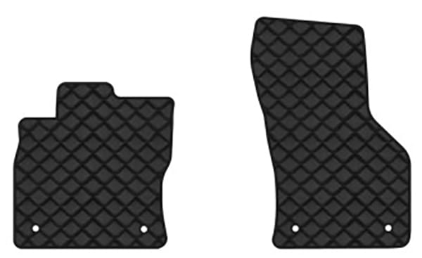 Коврики из экокожи в салон авто передние EVAtech для Octavia A7 MT Skoda 2013-2020 3 поколение Liftback EU (SK3640AS2AV4BBB)