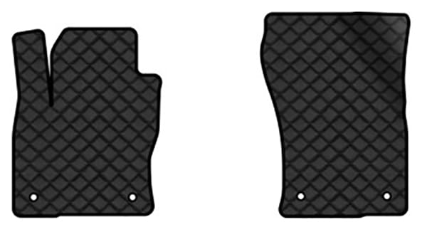 Коврики из экокожи в салон авто передние EVAtech для Kodiaq Restyling 5 seats Skoda 2021-2024 1 поколение SUV EU (SK43100A2AV4BBLB)