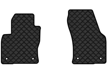 Коврики из экокожи в салон авто передние EVAtech для Kodiaq Restyling 5 seats Skoda 2021-2024 1 поколение SUV EU (SK43100AG2AV4BBLB)