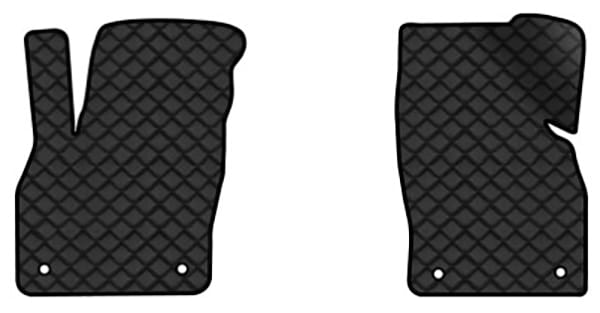 Коврики из экокожи в салон авто передние EVAtech для Kamiq Skoda 2019 1 поколение SUV EU (SK51435A2AV4BBB)