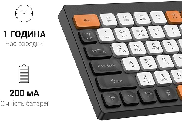 Фото - Клавіатура бездротова OfficePro SK955B