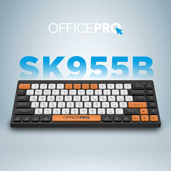 Фото - Клавіатура бездротова OfficePro SK955B