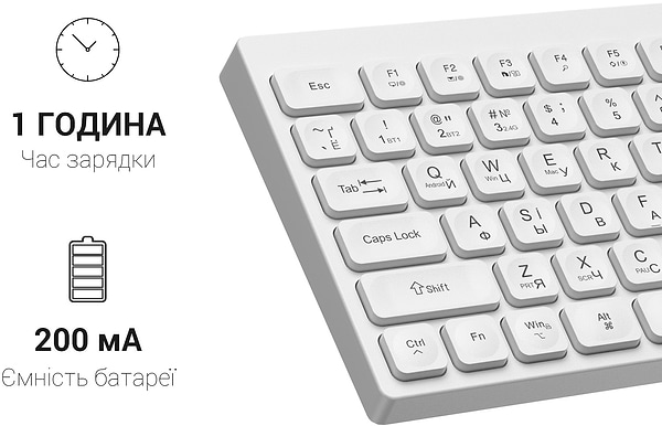 Фото - Клавіатура бездротова OfficePro SK955W