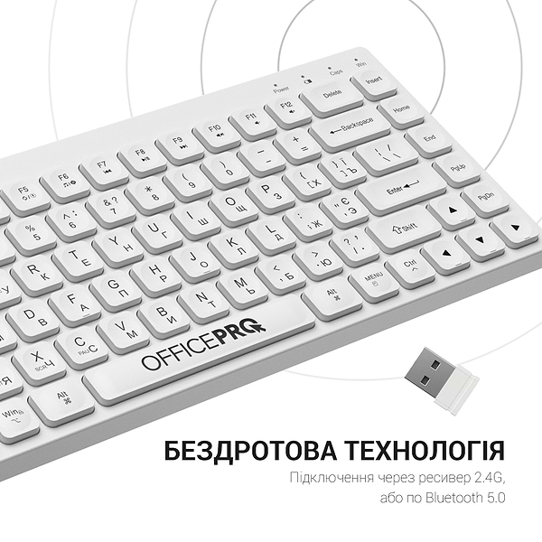 Фото - Клавіатура бездротова OfficePro SK955W