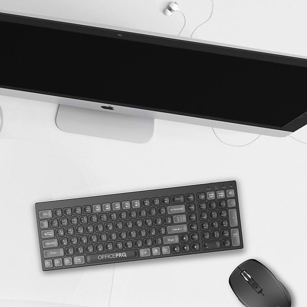 Фото - Клавіатура бездротова OfficePro SK985B