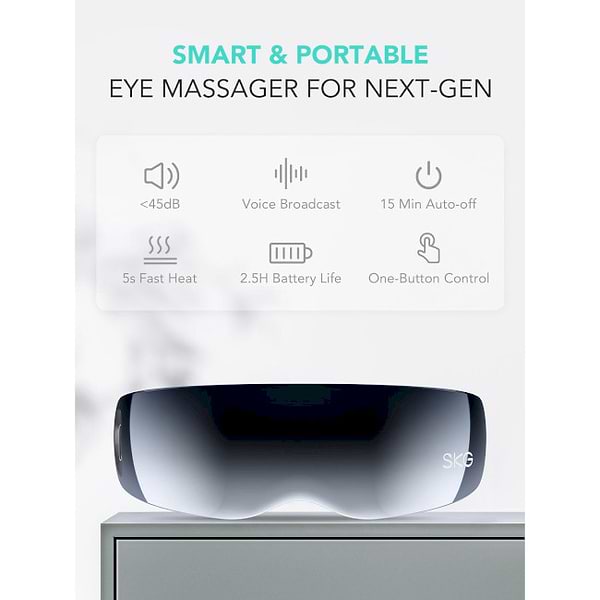 Фото - Масажер для очей SKG E7 2-In-1Vibration Heated Eye Massager