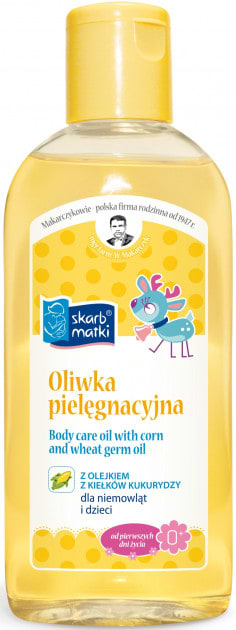 Масло для тела детское Skarb Matki с маслом кукурузных зародышей 200 мл. (1926) - Фото 1