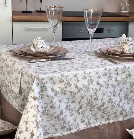 Фото - Скатерть прямоугольная Прованс 180х150 Happy rose (023851)