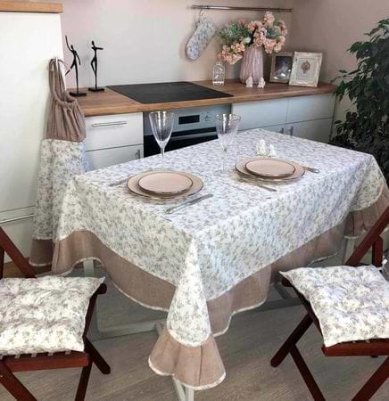 Фото - Скатерть прямоугольная Прованс 180х150 Happy rose (023851)