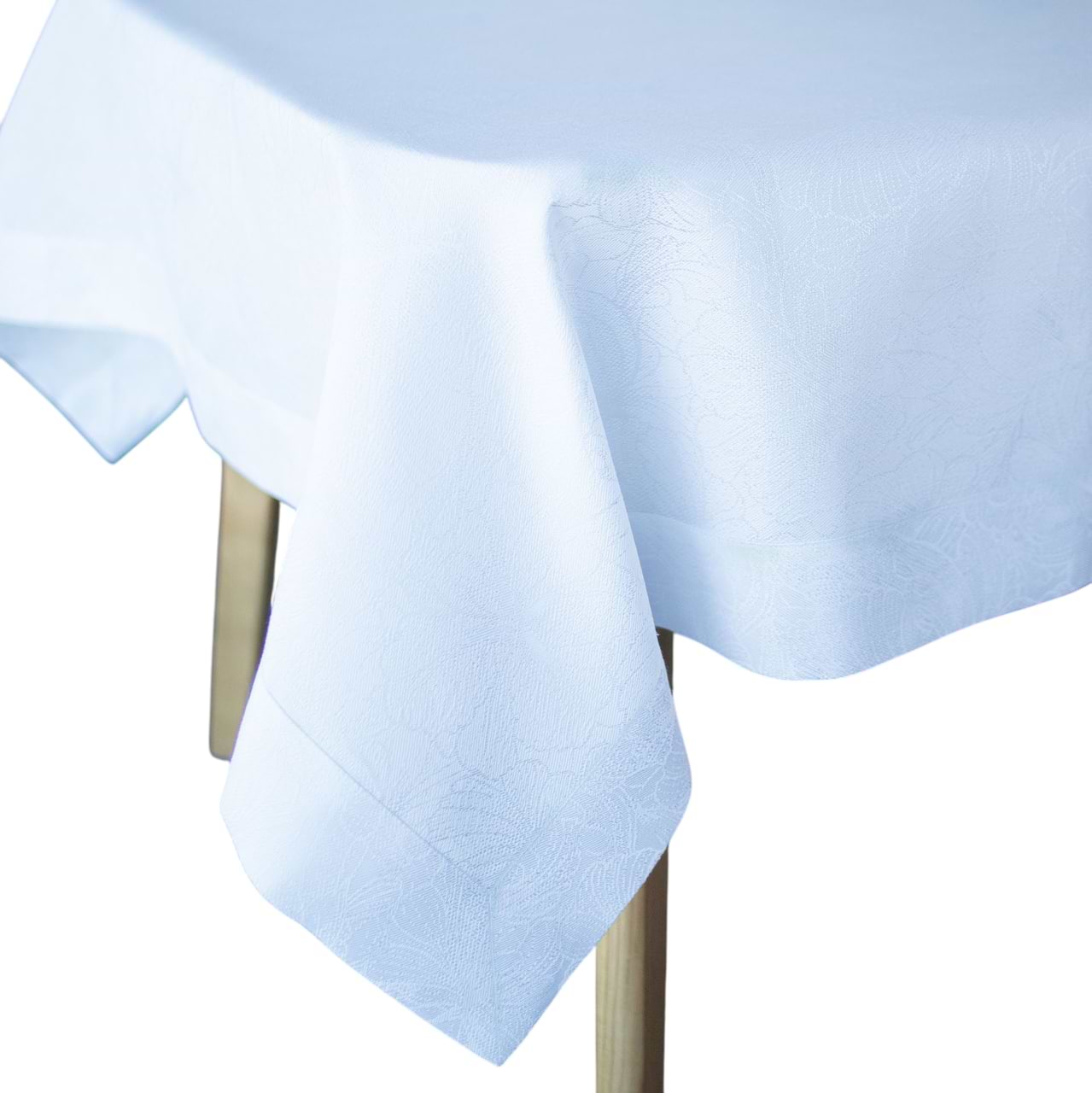 Скатертина прямокутна Едельвіка Меліса біла 300х144 см (68-24/00)