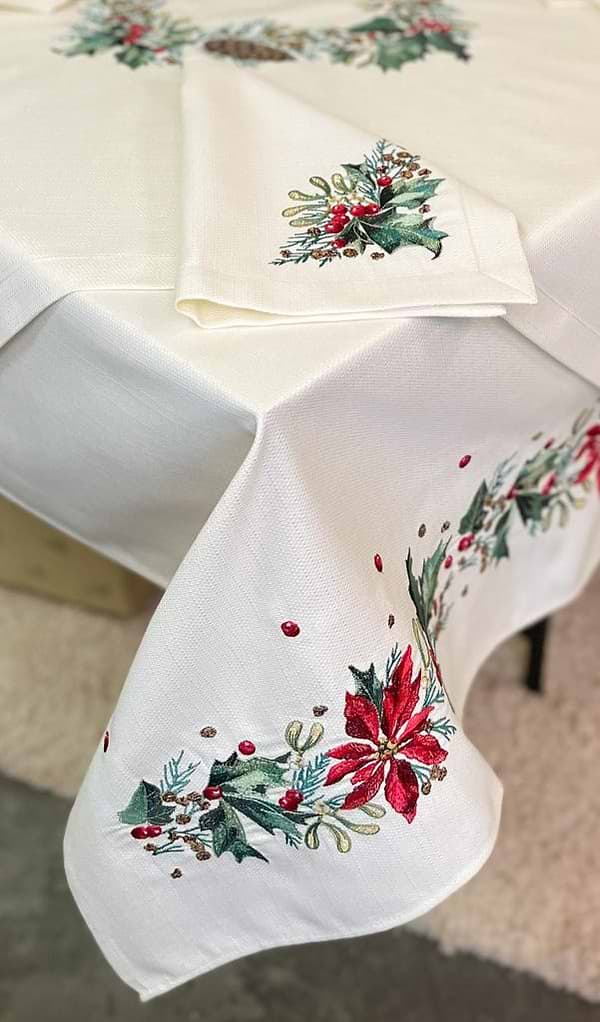 Фото - Скатертина прямокутна Едельвіка Омела 250х140 (361-24/00)