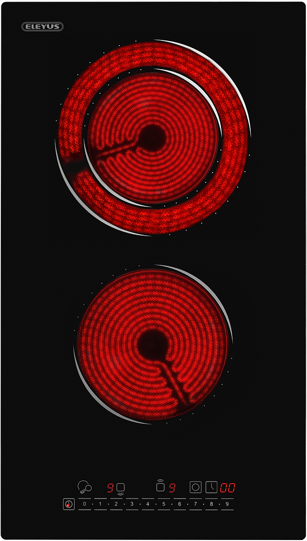 Фото - Варочная панель электрическая ELEYUS H3EBHG SL 30 BL V1