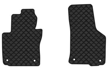 Килимки з екошкіри в салон авто передні EVAtech для Octavia A5 (MT, 8 clips) Skoda 2004-2013 2 покоління Liftback EU (SK12150AG2AV4BBB)