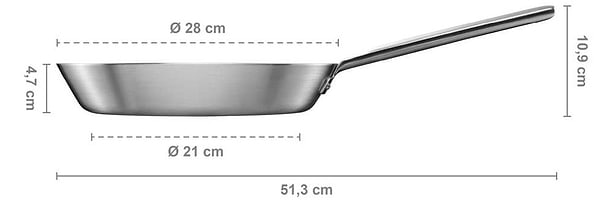 Фото - Сковорода універсальна Fiskars Norden 28 см (1067629)