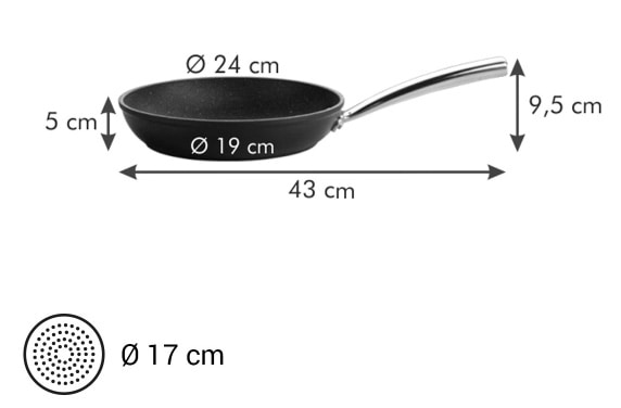Фото - Сковорода універсальна tescoma PRESIDENT 24 см (602624)